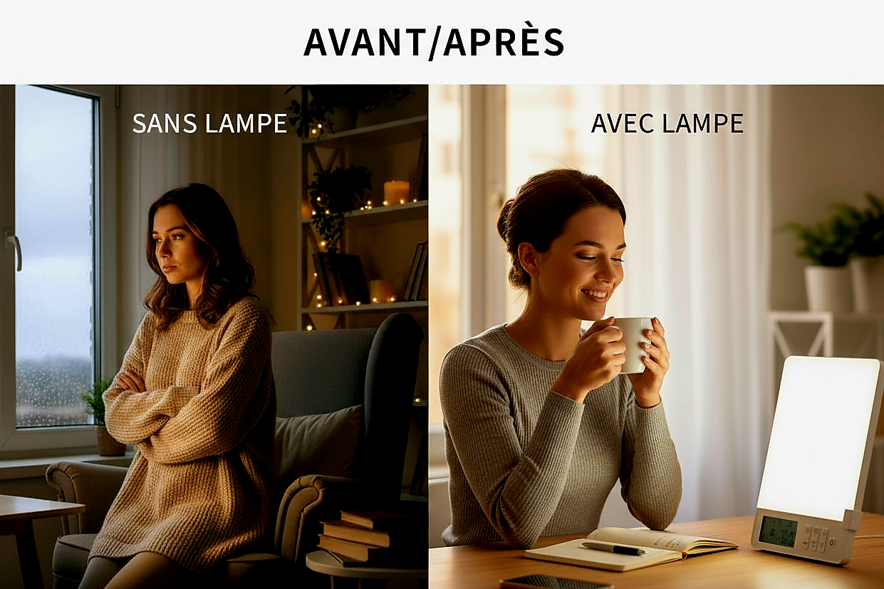 Lampe de Luminothérapie 10 000 Lux – Énergie, bien-être et rythme naturel - (précommande)