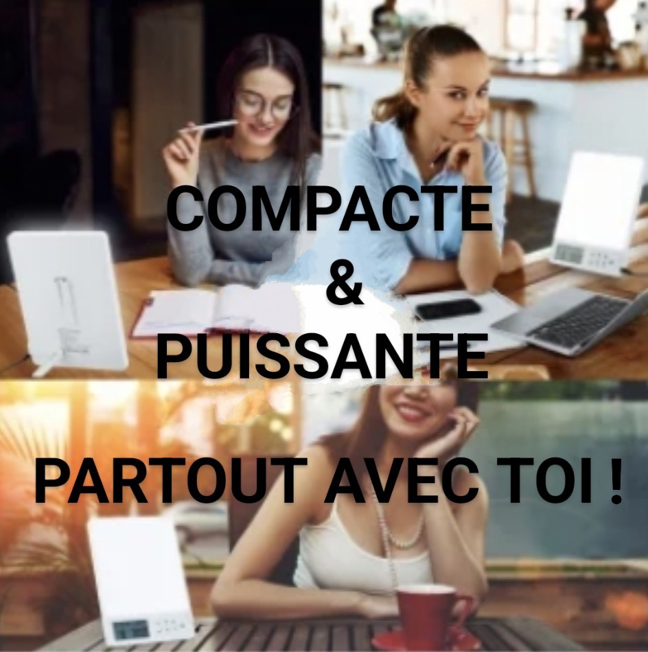 Lampe de Luminothérapie 10 000 Lux – Énergie, bien-être et rythme naturel - (En précommande)
