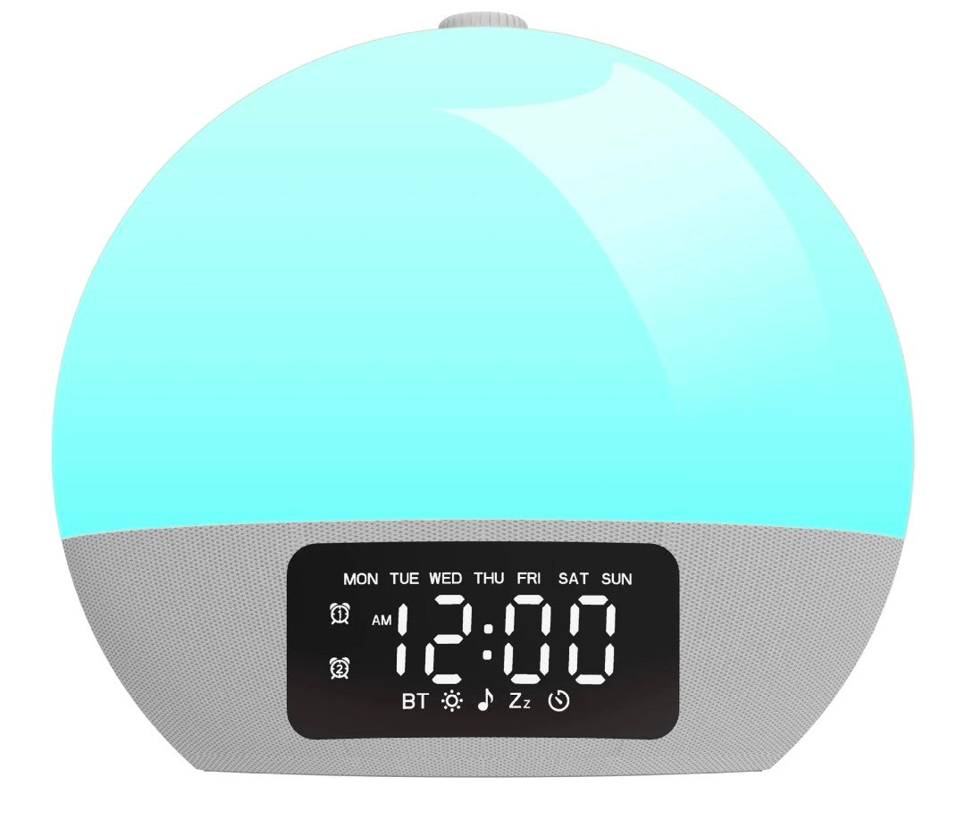 Réveil simulateur d’aube Bluetooth - Adieu aux matins difficiles, sommeil réparateur et énergie dès le réveil