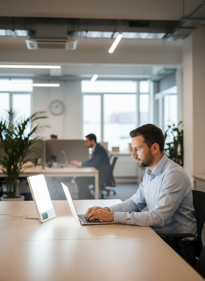 Lampe de Luminothérapie 10 000 Lux – Énergie, bien-être et rythme naturel - (précommande)