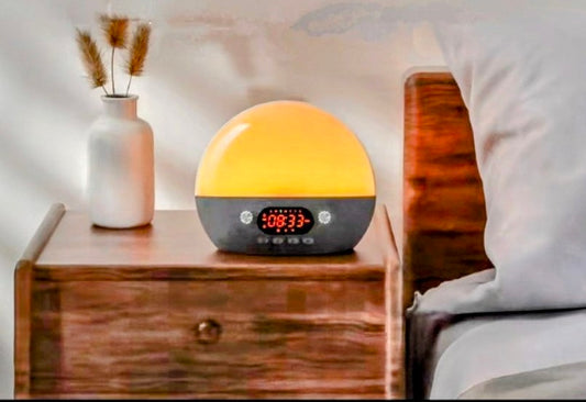 Réveil simulateur d’aube Bluetooth - Adieu aux matins difficiles, sommeil réparateur et énergie dès le réveil