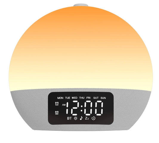 Réveil simulateur d’aube Bluetooth - Adieu aux matins difficiles, sommeil réparateur et énergie dès le réveil